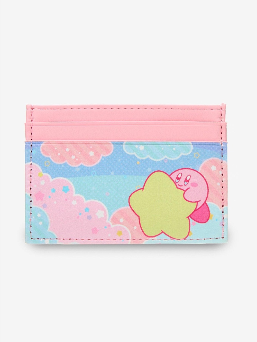 Nintendo Kirby Pink and Pastel Cloud Card Holder